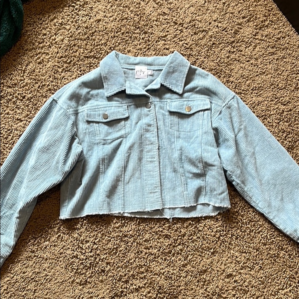 Cropped corduroy Princess Polly jacket